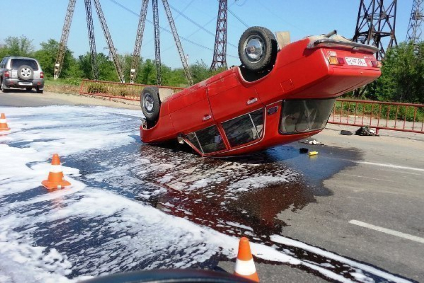 Утреннее ДТП на ГЭС затруднило движение в Волгоград