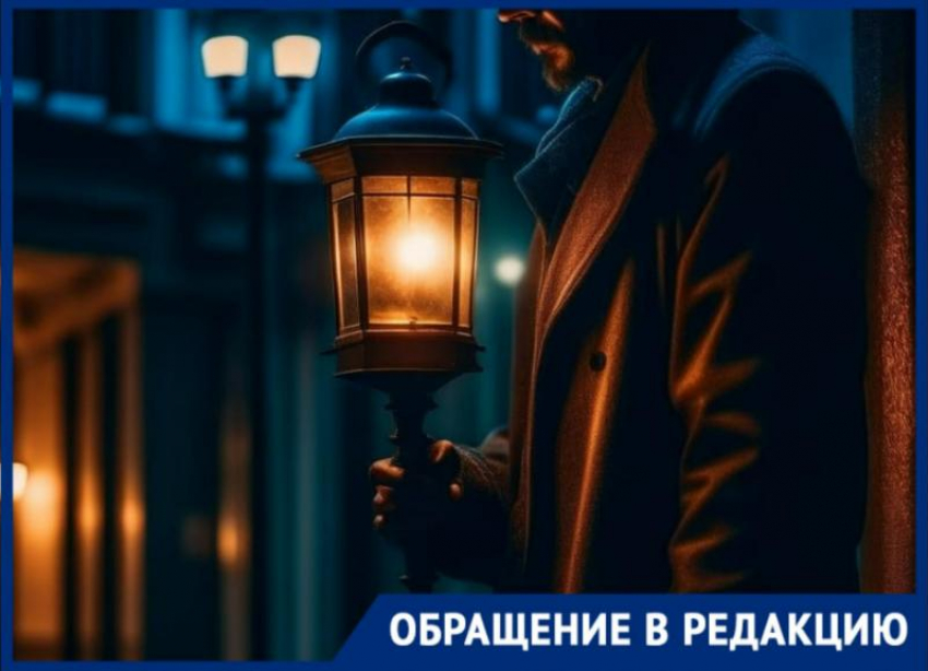 «Город погружается во тьму», - волжанин об отсутствии освещения на проспекте Ленина