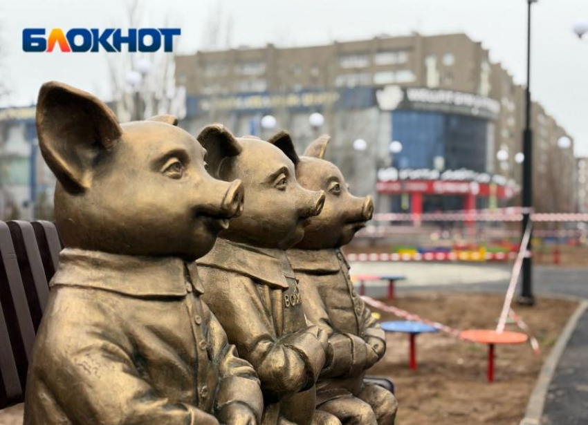 В Волжском благоустройство на улице Мира выходит на финишную прямую