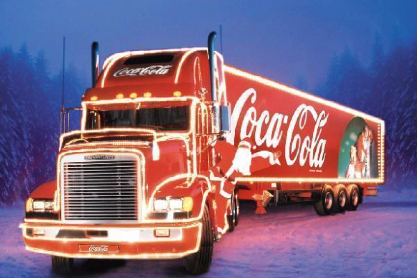 Рождественский кортеж из праздничных фур Coca-Cola прибудет в Волгоград и Волжский