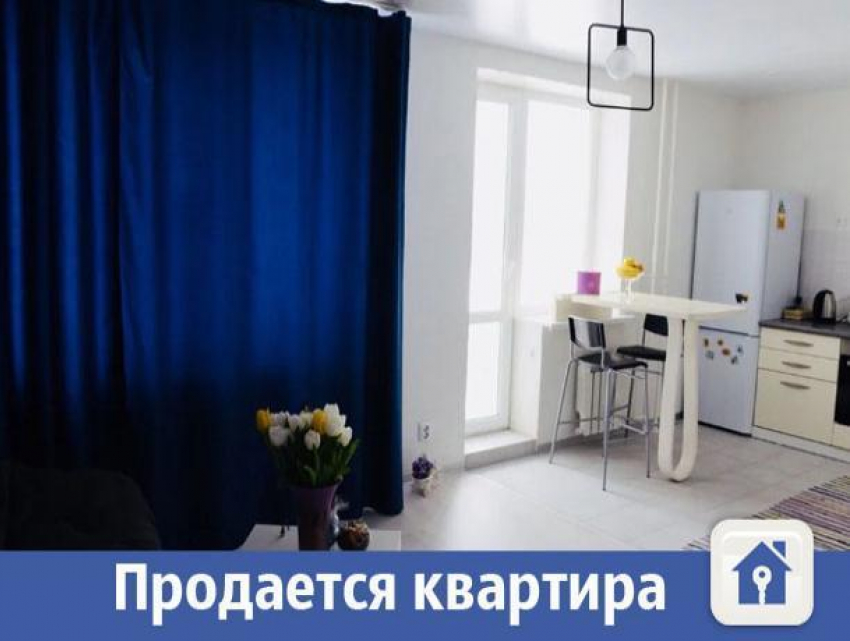 Однокомнатная квартира с новой мебелью ждет хозяина в Волжском