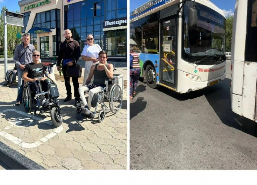 В Волжском проверили автобусы на удобство для инвалидов 