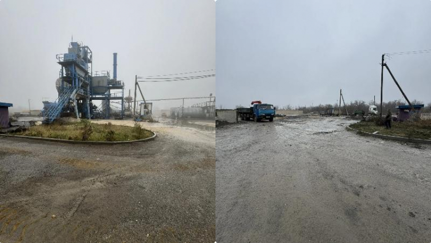 Близ Волжского под контролем приставов снесен самовольный асфальтобетонный завод