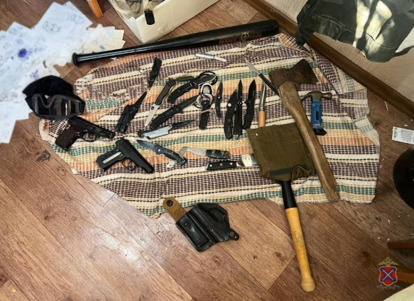 В Волгограде 16-летний школьник с «арсеналом» ножей лайкал экстремистские материалы в сети