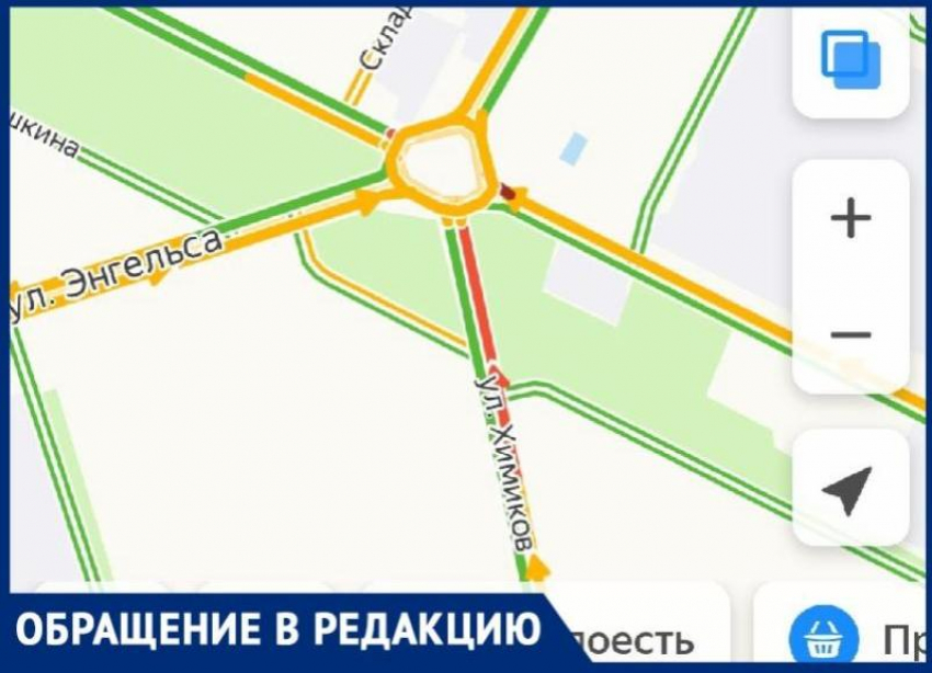 «На работу не доехать, с работы не уехать»: волжане пожаловались на работу светофора
