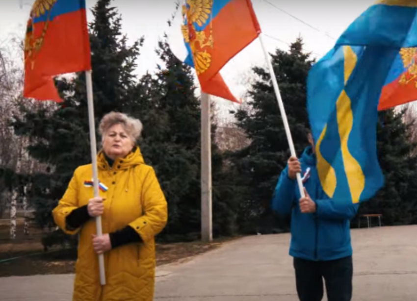 Жители Волжского сняли видео в поддержку российских солдат
