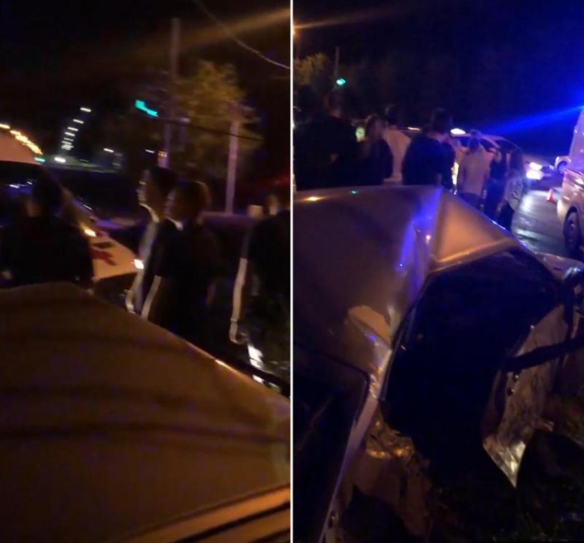 Последствия страшной аварии с 16-летним за рулем сняли на видео в Волжском