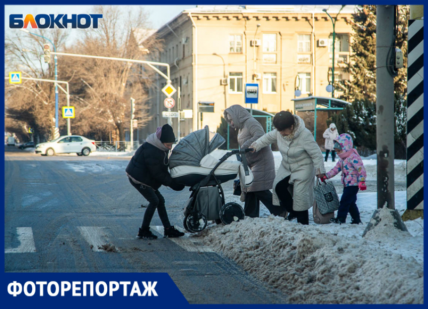 Волжский приходит в себя после снегопада: что показал рейд по улицам города