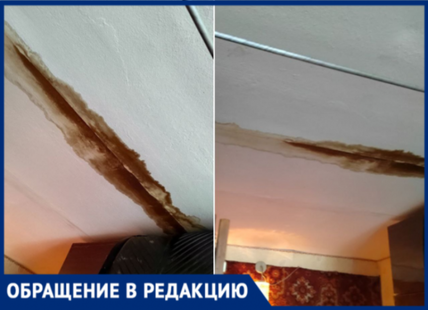 «Потолок течет коричневой водой, а УК кормит обещаниями»: пожилые волжане страдают от потопа