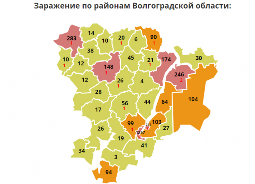 В Волжском зарегистрировано 227 случаев заражения COVID-19