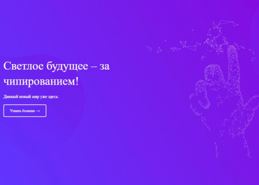 В сети появился сайт-мем о чипировании населения