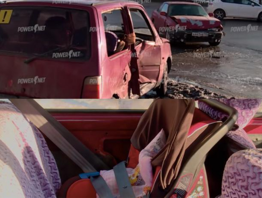 Восьмимесячная малышка вылетела из машины во время аварии в Волжском