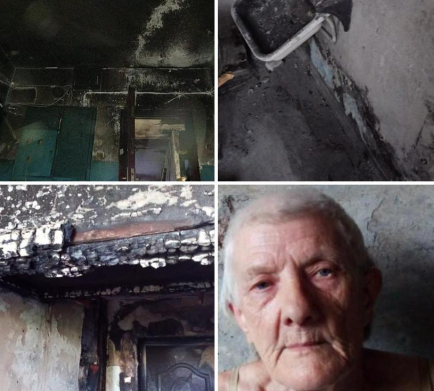 Одинокая волжанка выживает в обугленной квартире без света и воды после пожара в Волжском