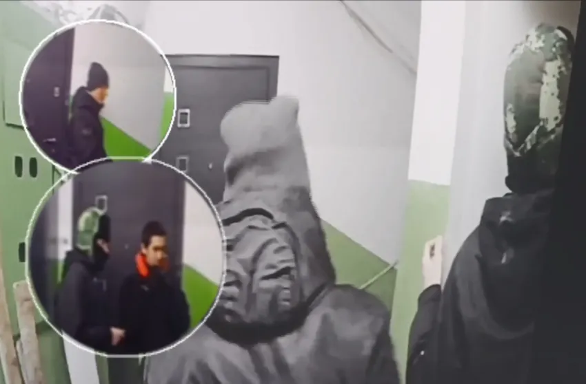 «Что‑то забрали из шахты лифта»: в Волжском на видео снова попали вандалы, шарящиеся по подъезду 