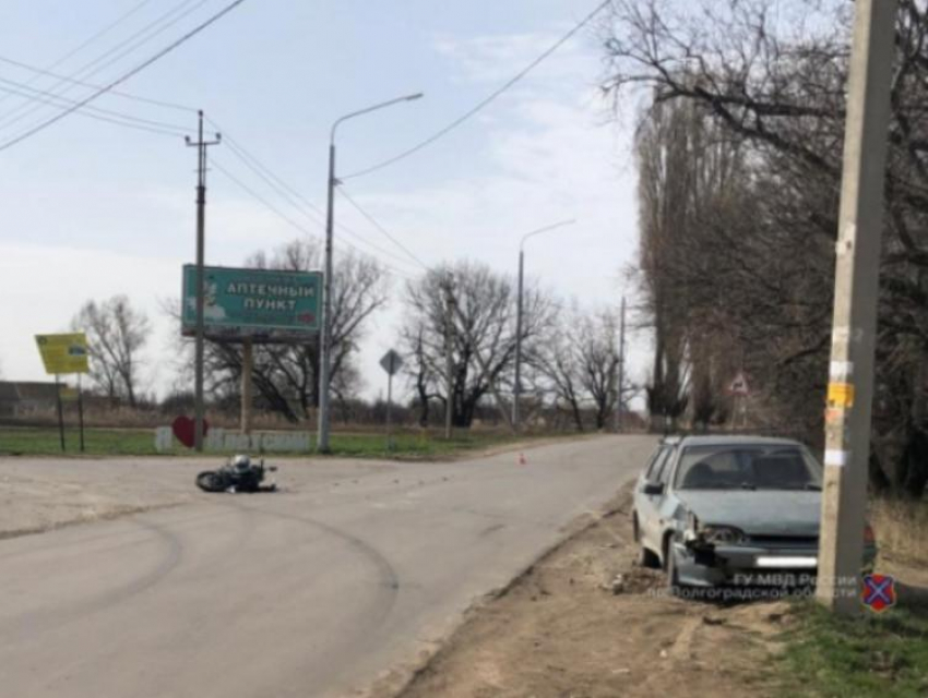 Подросток за рулем мотоцикла устроил ДТП в Среднеахтубинском районе