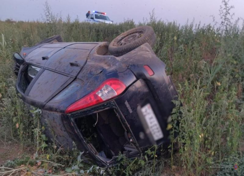 Автоледи без прав попала в аварию в Волгоградской области