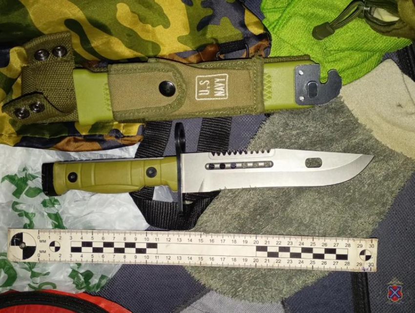 «Натовский» штык в багажнике «девятки»: в Волжском задержали торговца холодным оружием