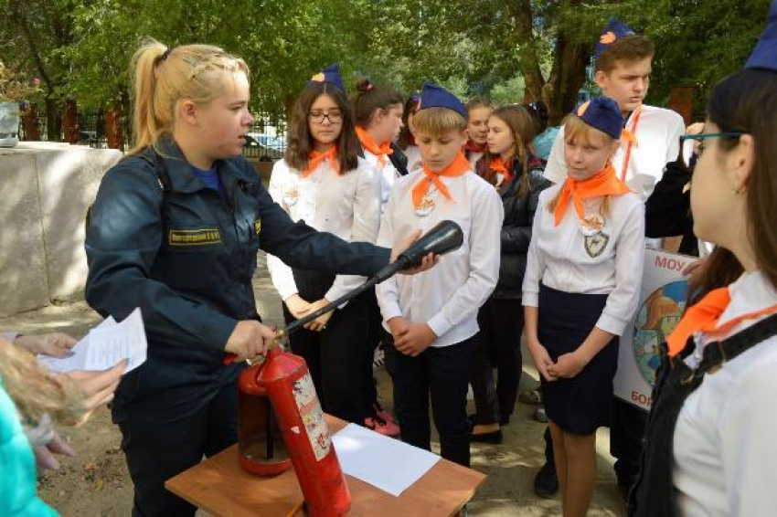 В Волжском создана дружина юных пожарных