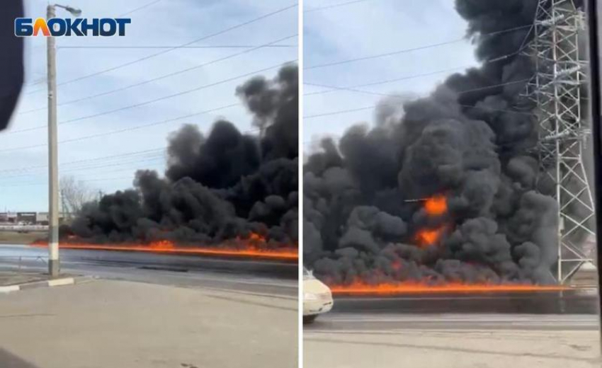 В Волжском могут завести уголовное дело из-за пожарища на Пушкина, где бензовоз разлил топливо