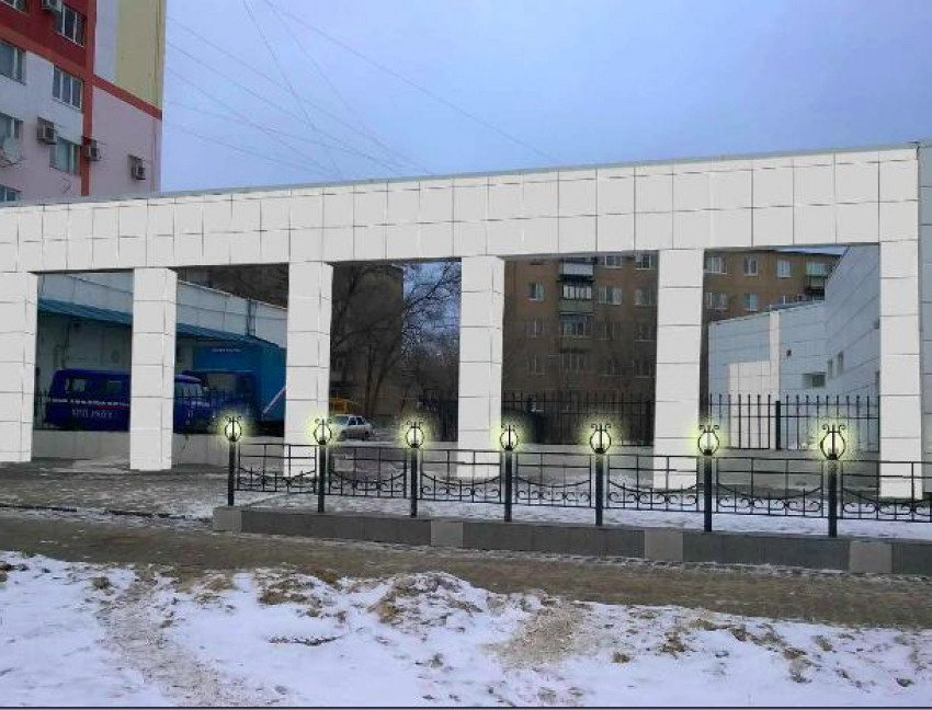 Власти Волжского отреставрируют опасную арку около «тысячника"