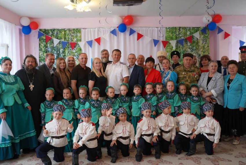 В Волжском открыли первую казачью группу в детском саду