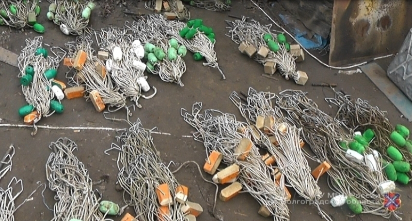 Под Волгоградом браконьеры выловили 156 кг рыбы осетровых и частиковых пород 