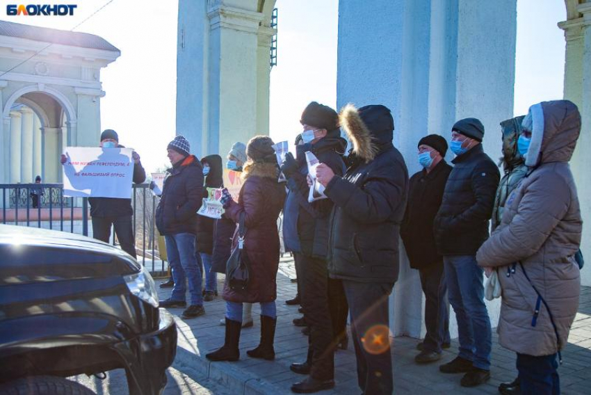 МВД призывает не участвовать в акциях протеста жителей Волжского