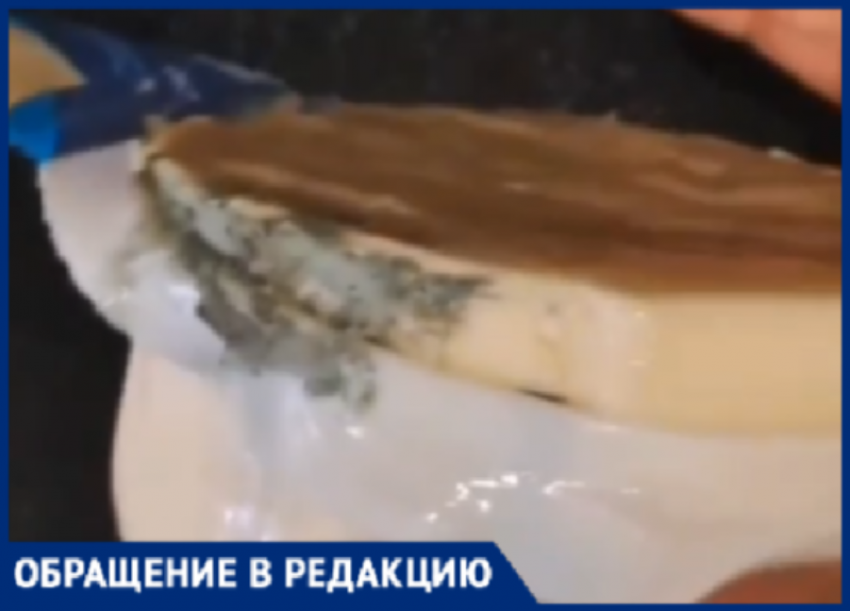 Не камамбер и не рокфор: купленный в Волжском сыр покрылся грибком при сроке годности до августа