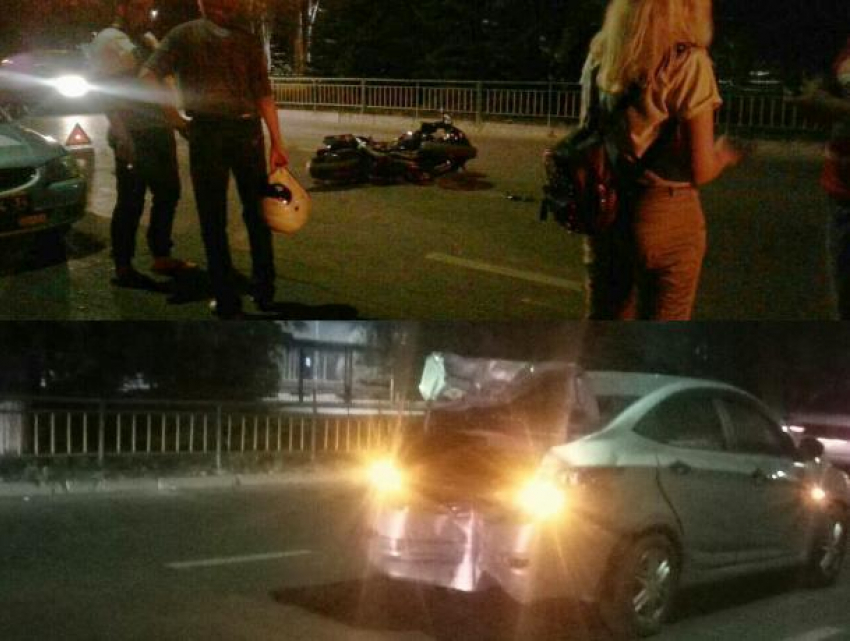 Мотоциклист «в рубашке» чудом остался жив после ДТП в Волжском