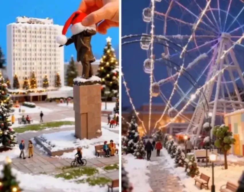 Графический дизайнер из Волжского оживила город в миниатюре