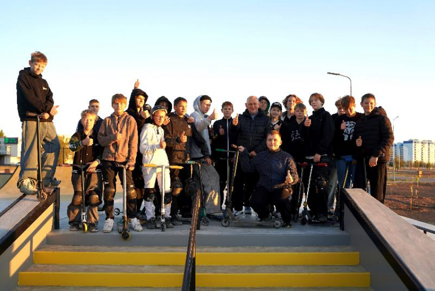 В Волжском открылась новая скейт-площадка