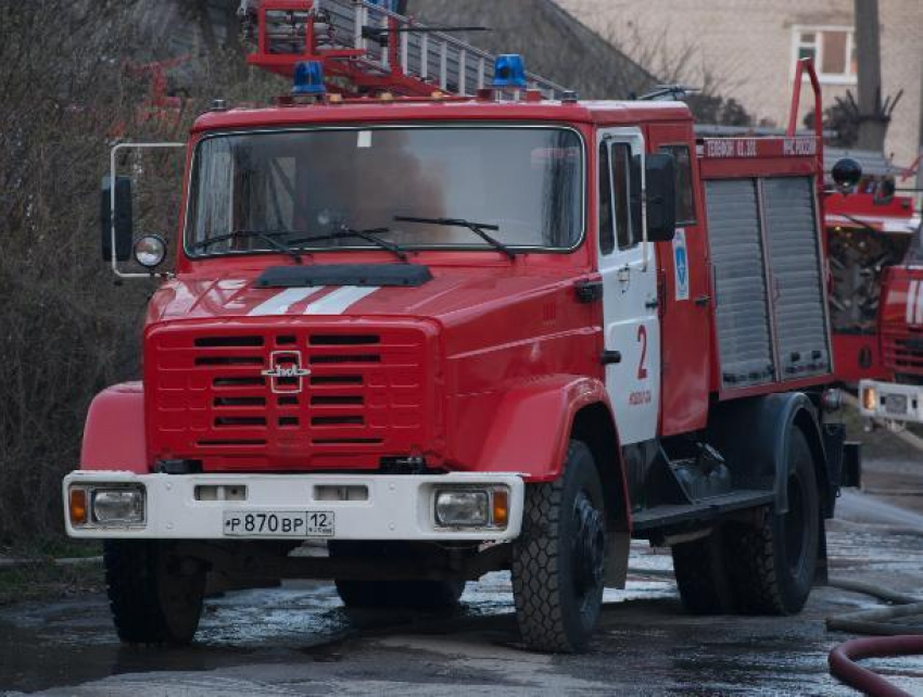 В Краснослободске загорелась Lada 