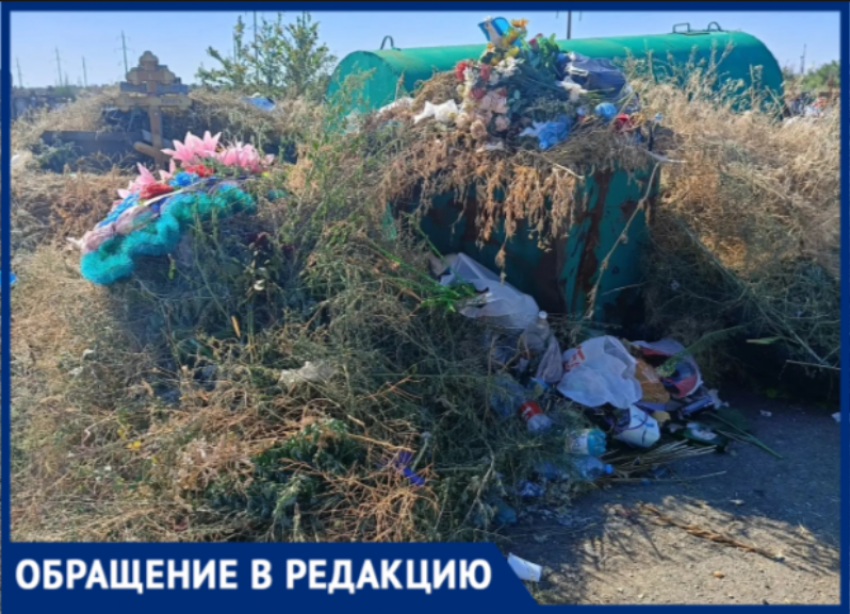 Волжане в ужасе от свалок и сухостоя на кладбище № 4,  где хоронят героев СВО