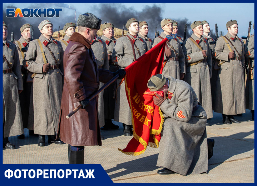 Масштабная реконструкция «За Сталинград!» состоялась под Волжским: фоторепортаж