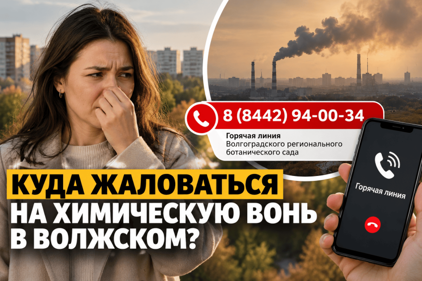 Куда жаловаться на химическую вонь в Волжском