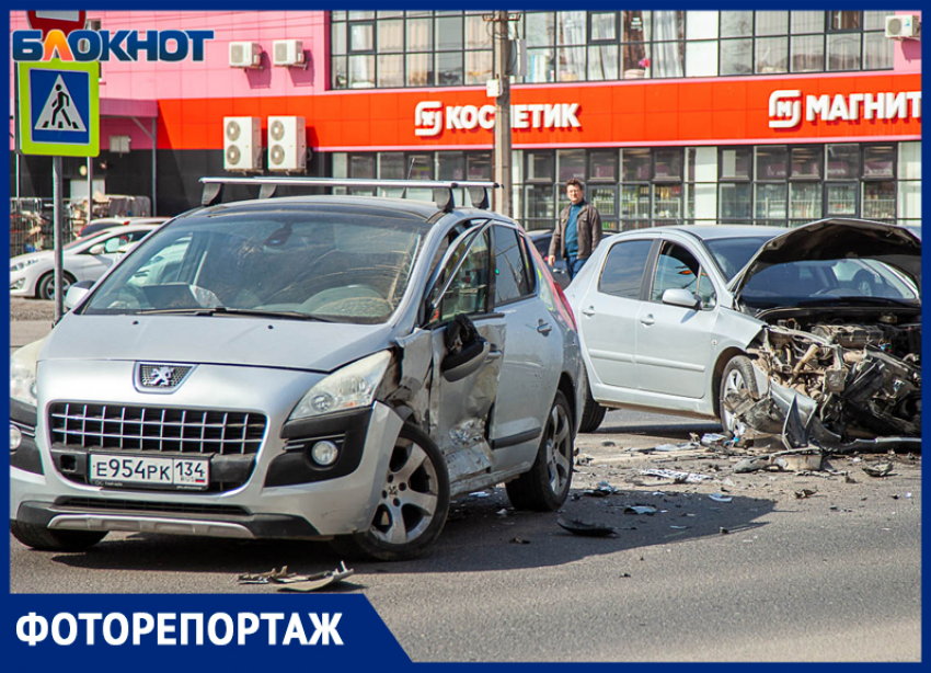 Пробка через пол Волжского и другие последствия аварии в поселке Рабочий: ФОТО