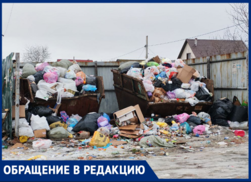 Жители СНТ «Заканалье» под Волжским показали горы мусора, не вывезенного с Нового года